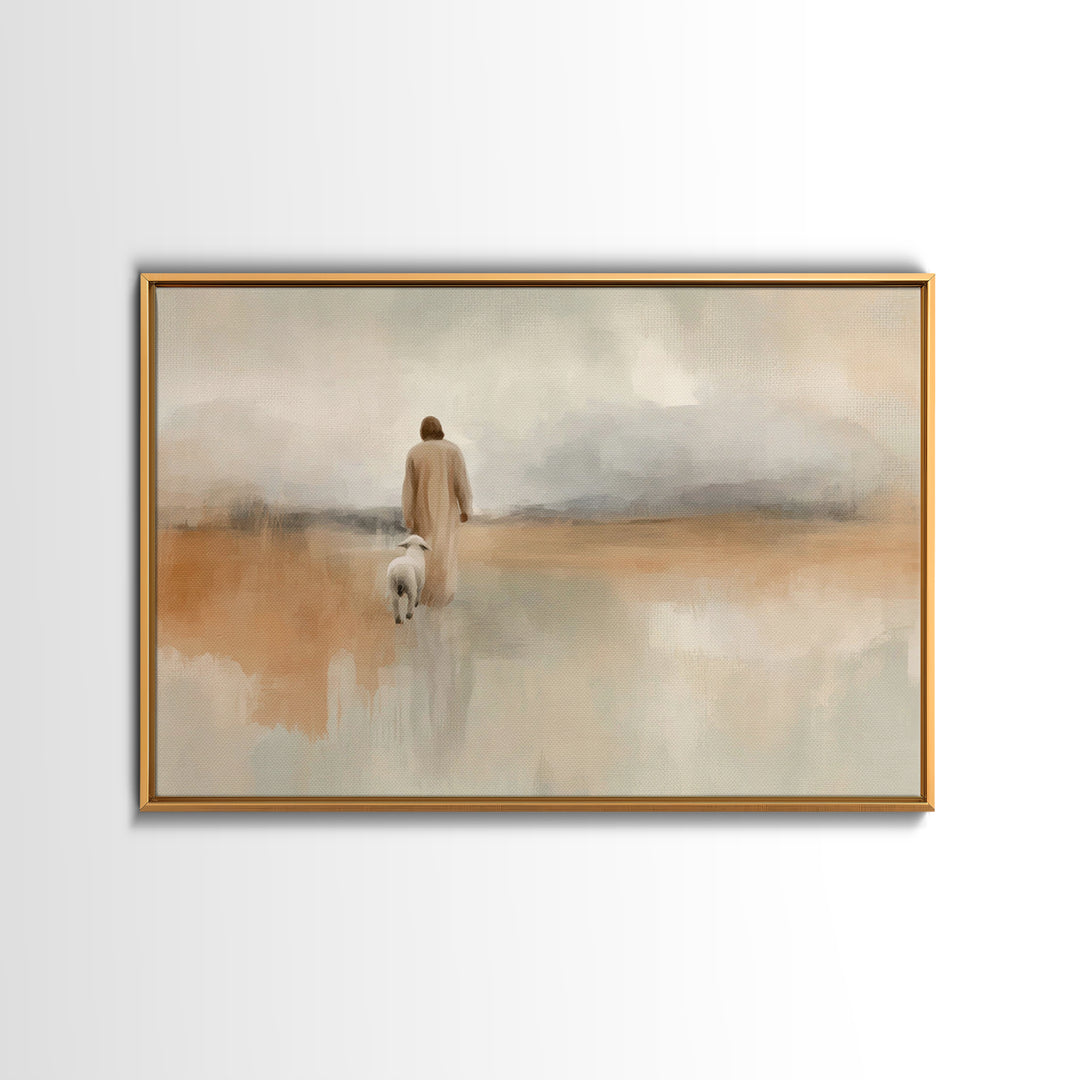 Cloudborne Mercy, Framed Canvas Print, Christian Art Canvas, Jesus Painting Canvas, Large Christian Painting, Christian Wall Art, Christian