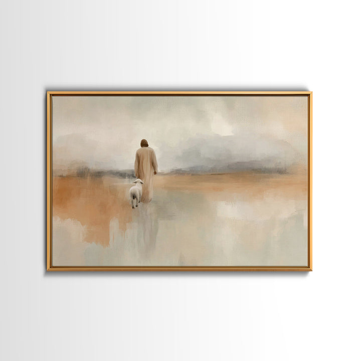 Cloudborne Mercy, Framed Canvas Print, Christian Art Canvas, Jesus Painting Canvas, Large Christian Painting, Christian Wall Art, Christian