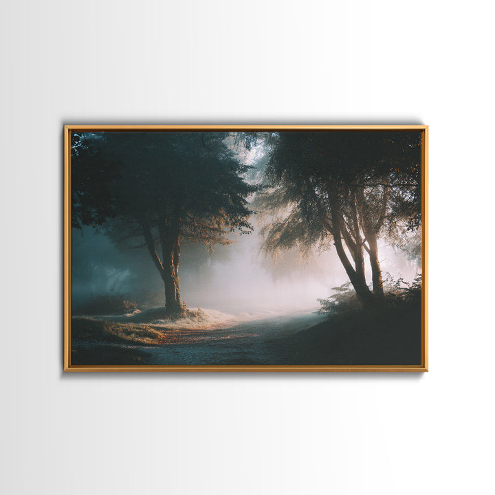 Sacred Forest Light – Framed Canvas Print – Jesus Painting – Christian Decor – Christian Art Canvas – Christian Gift Ideas – Christian Wall
