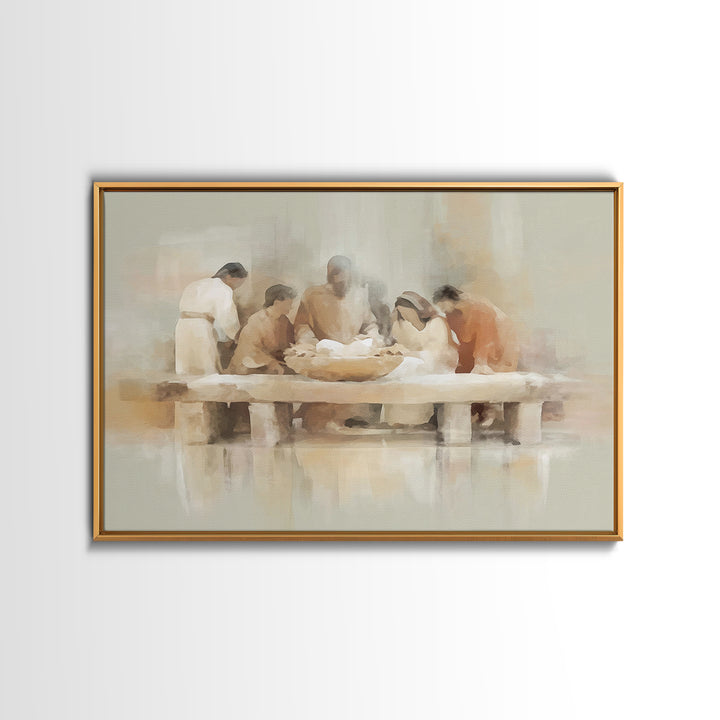 Gathering Of Grace – Framed Canvas Print – Christian Art Canvas – Christian Wall Art – Christian Art – Christian Gift Ideas – Modern Christ