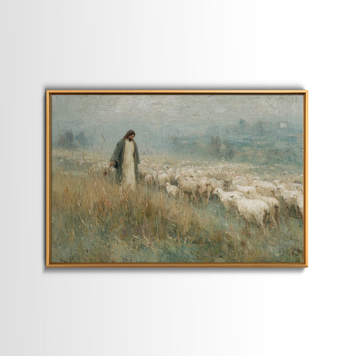 Jerusalem Crowds – Framed Canvas Print – Christian Art Print – Jesus Painting – Christian Wall Art – Christmas Art Prints – Christian Gift