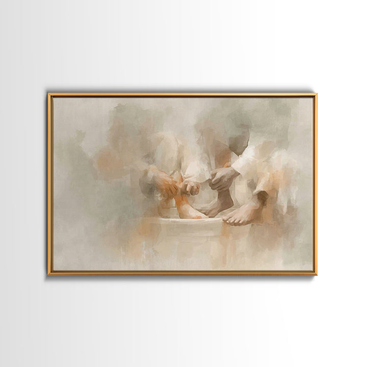 Servant’s Offering | Framed Canvas Print | Christian Wall Art | Christian Painting | Subtle Christian Paintings | Christian Art Work | Chri