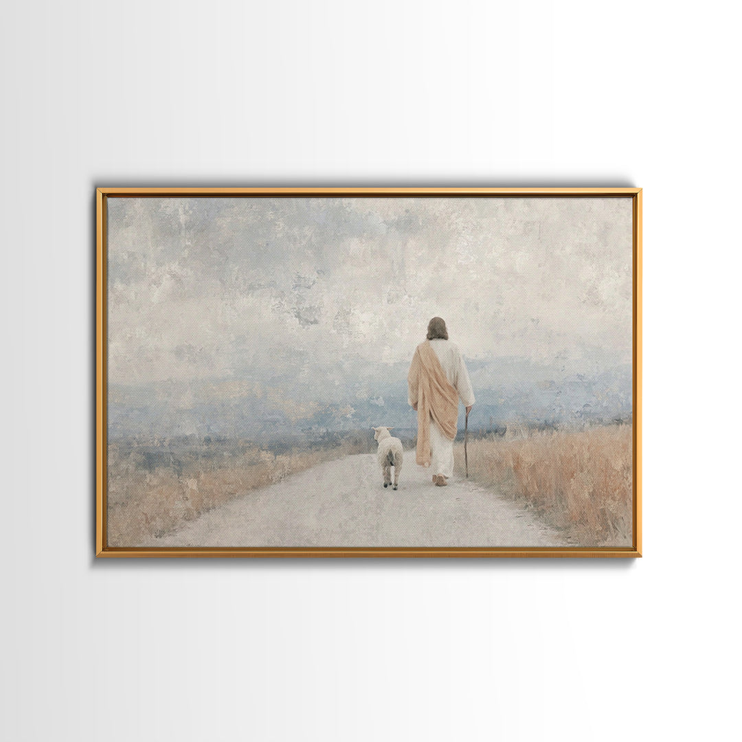 Morning Of Mercy – Framed Canvas Print – Christian Christmas Art – Christian Wall Art – Christian Art Canvas – Jesus Painting – Christian D