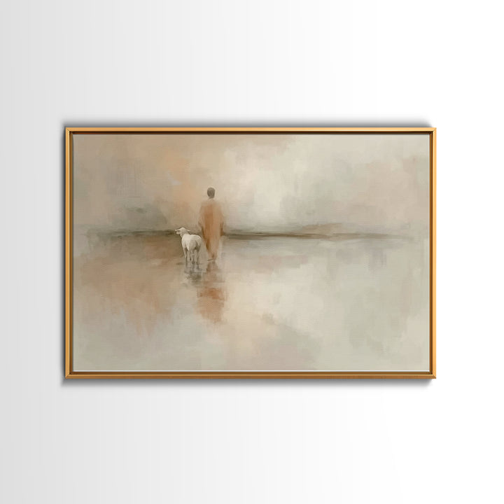 Guided Path – Framed Canvas Print – Christian Art Canvas – Christian Wall Art – Christian Painting – Subtle Christian Art – Christian Decor