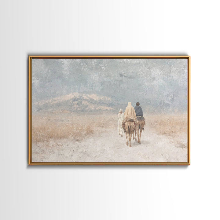 Hope In The Valley – Framed Canvas Print – Christian Art Canvas – Christian Wall Art – Subtle Christian Art – Christian Decorations