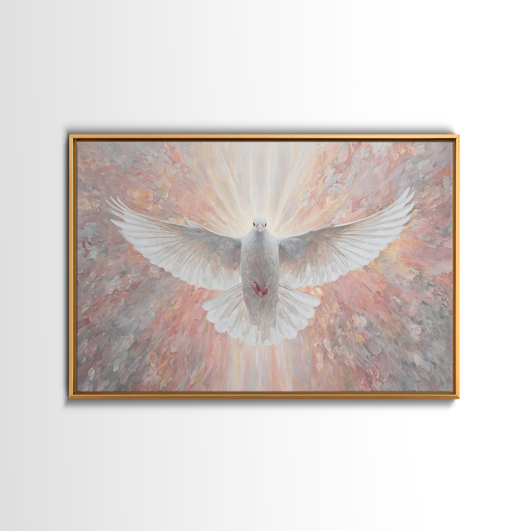 Light Of Hope | Framed Canvas Print | Christian Art | Christian Wall Art | Christian Canvas | Christian Christmas Art | Christian Decor