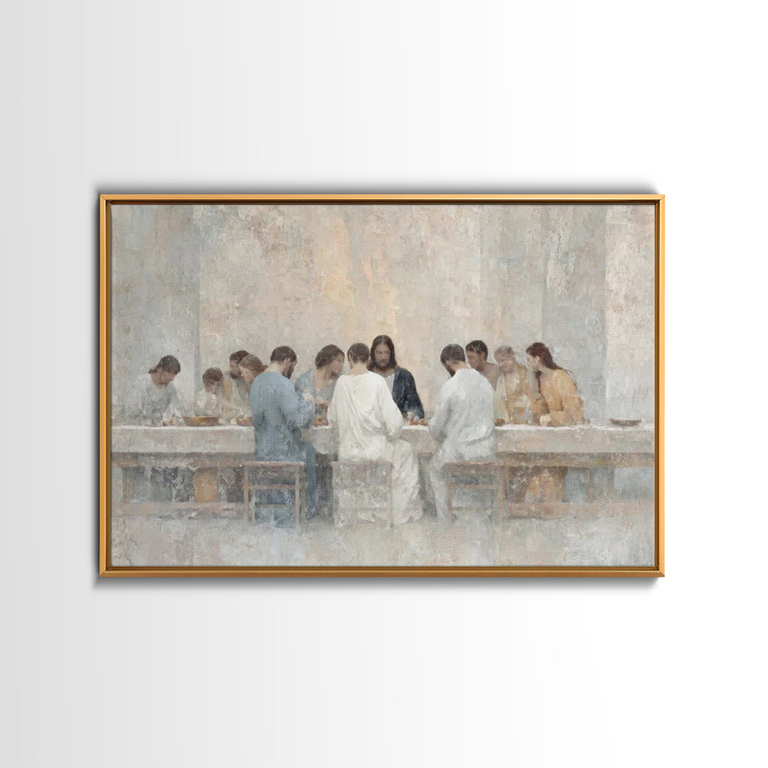 Radiant Covenant - Framed Canvas Print - Christian Art Canvas - Modern Christian Art - Christian Wall Art - Jesus Painting - Christian Chri