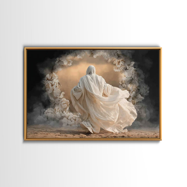 Eternal Path – Framed Canvas Print – Christian Art Canvas – Christian Wall Art – Jesus Painting – Christmas Art – Christian Decorations