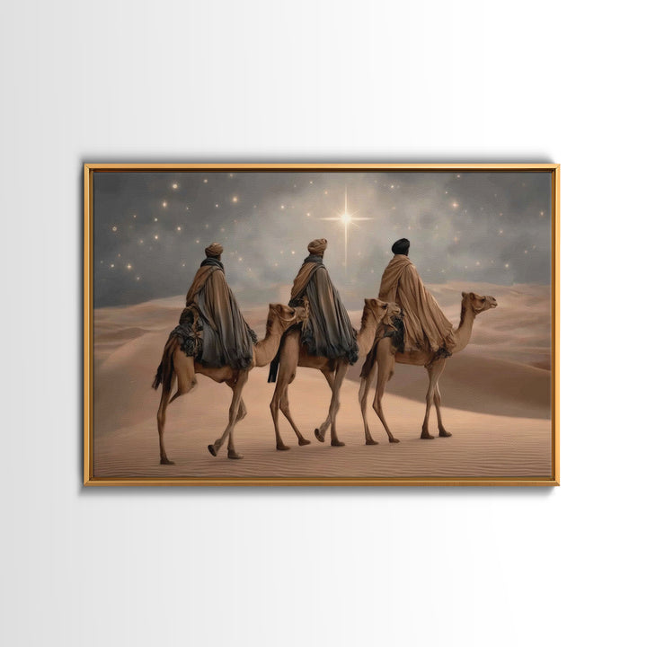 Fields Of Peace | Framed Canvas Print | Modern Christian Art | Christian Art Canvas | Jesus Painting | Christmas Art Work | Christian Gift