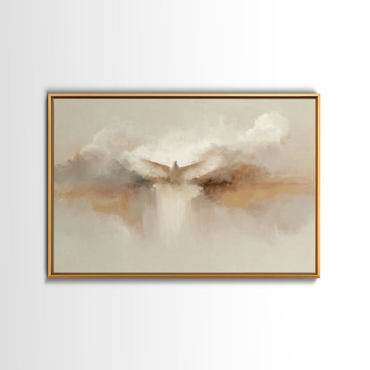 Divine Ascension, Framed Canvas Print, Christian Wall Art, Christian Art Canvas, Jesus Painting, Christmas Art, Christian Gift