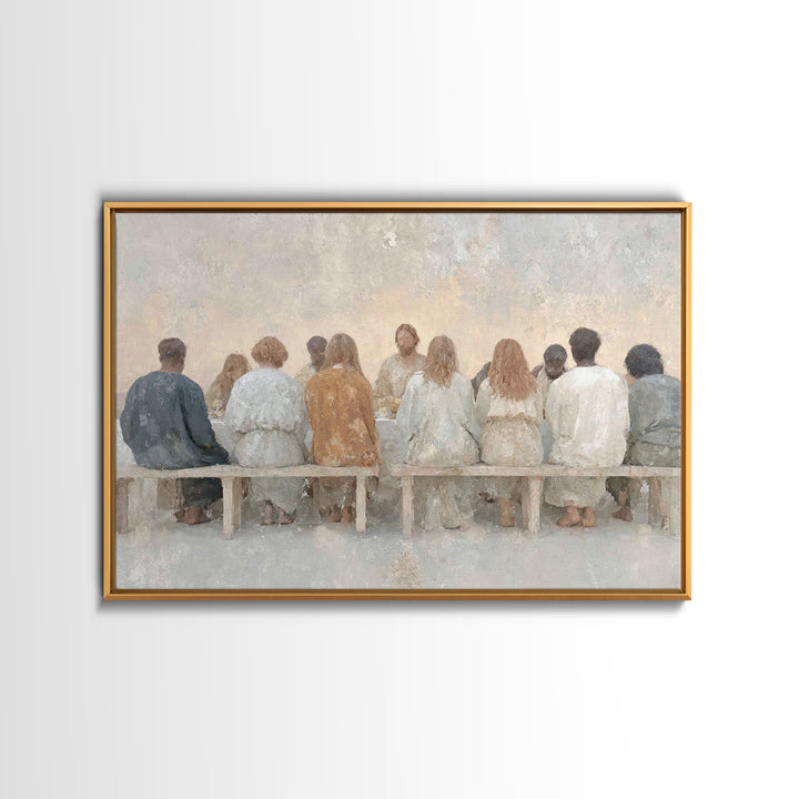 Communion Of Hope | Framed Canvas Print | Christian Art | Christian Wall Art | Christian Art Canvas | Subtle Christian Art | Christian Gift