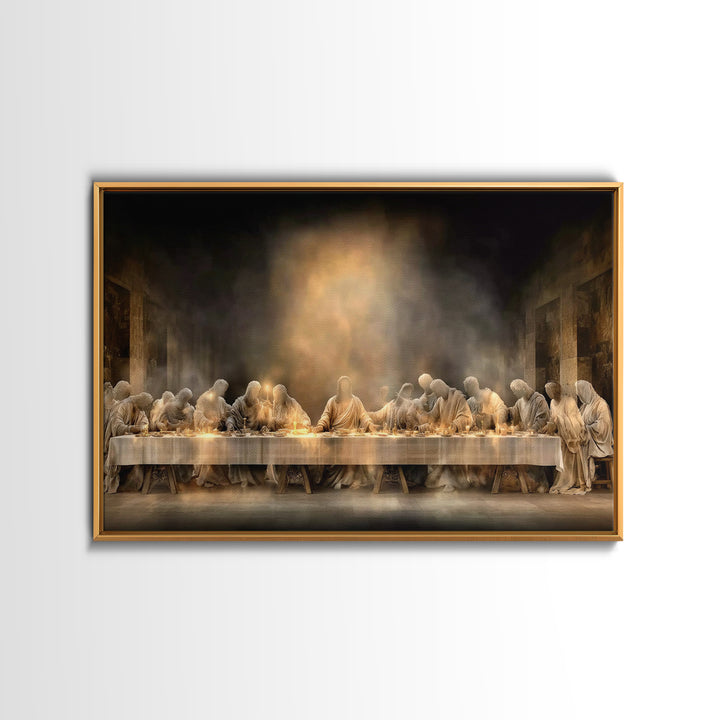 Fields Of Salvation – Framed Canvas Print – Christian Wall Art – Christian Art Canvas – Jesus Painting – Christian Christmas Art – Christ A