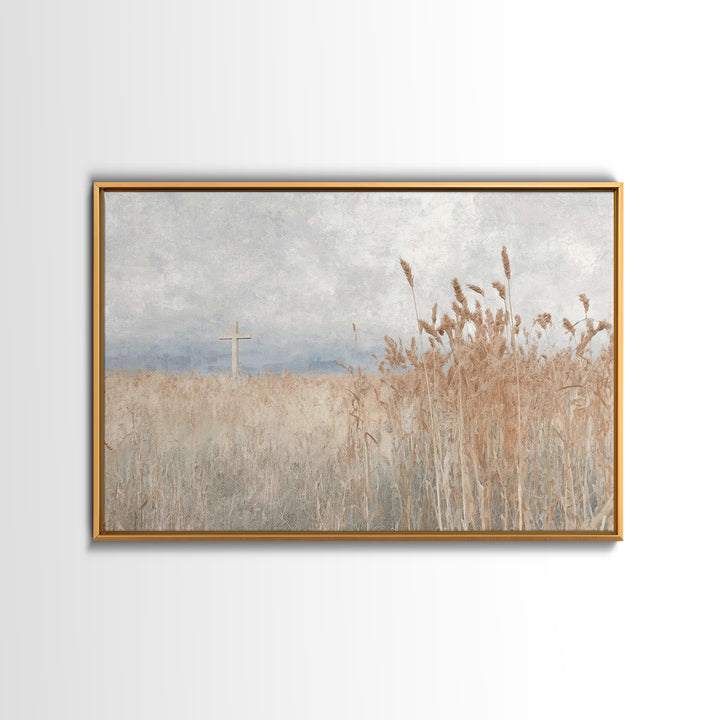 Gentle Redeemer | Framed Canvas Print | Christian Art Canvas | Christian Wall Art | Jesus Painting | Christian Christmas Decor | Christian