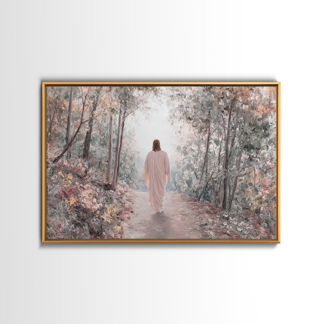 Table Of Grace – Framed Canvas Print – Christian Art – Vintage Christian Art – Christian Wall Art – Jesus Painting – Christian Art Canvas –