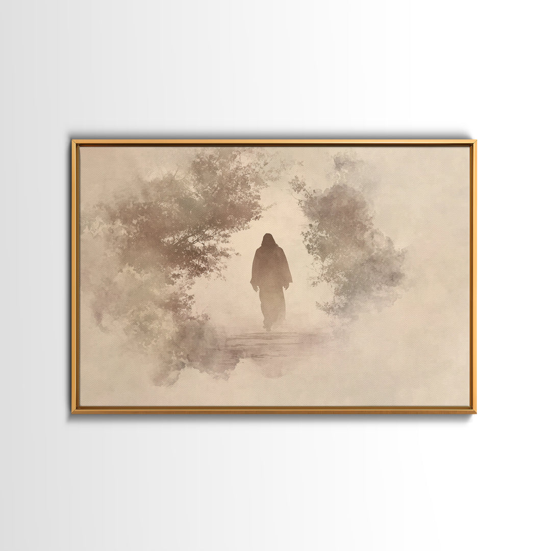 Heavenly Last Supper | Framed Canvas Print | Christian Art Canvas | Christian Wall Art | Large Jesus Painting | Christmas Art | Christian G