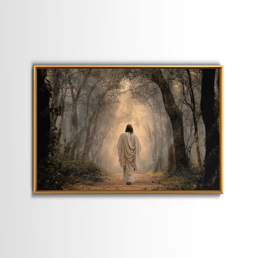 Shepherd Of Peace – Framed Canvas Print – Jesus Painting – Christian Wall Art – Christian Art Canvas – Christian Decor – Christian Christma