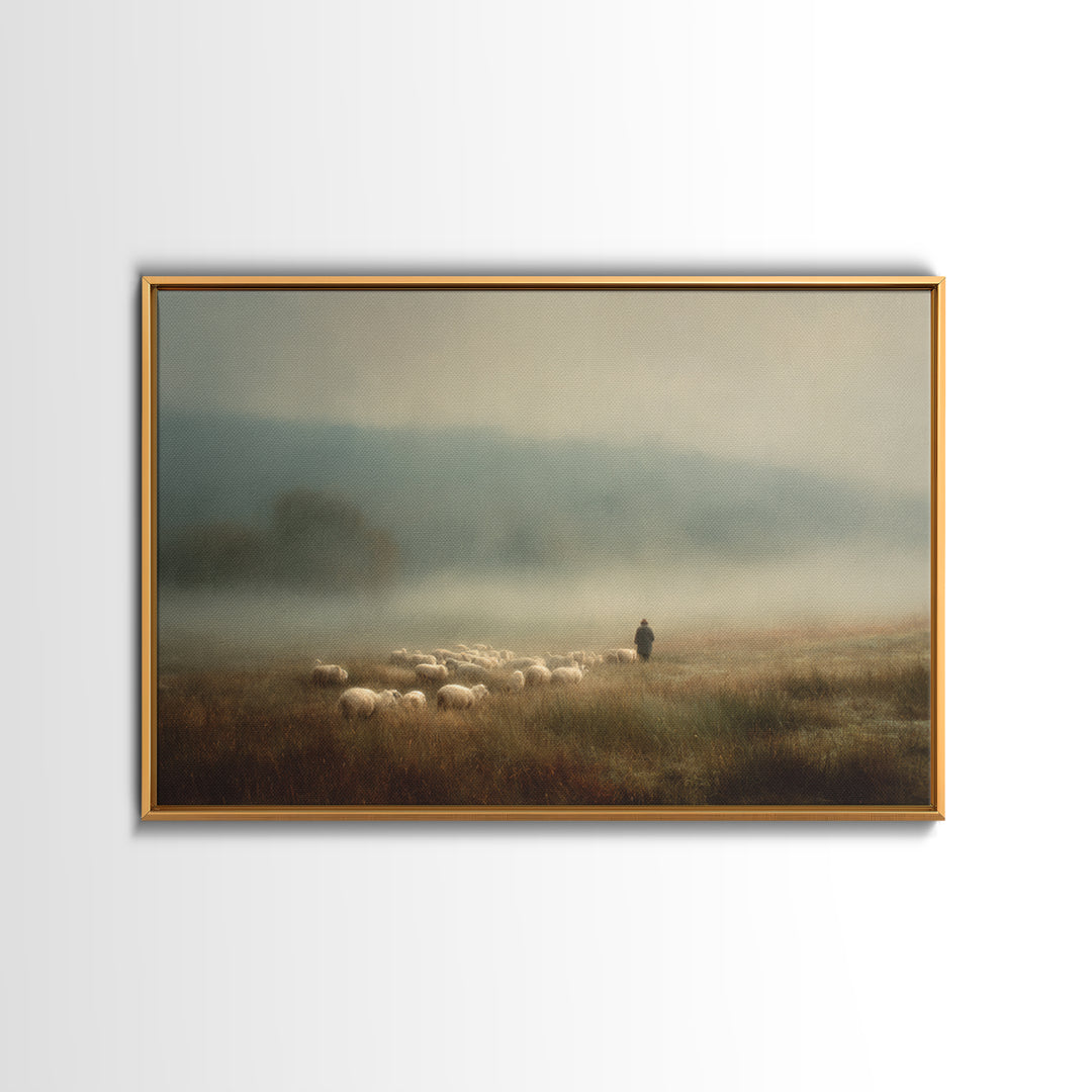 Radiant Journey Path – Framed Canvas Print – Christian Art – Jesus Painting – Christian Art Canvas – Christian Wall Art – Christian Gift