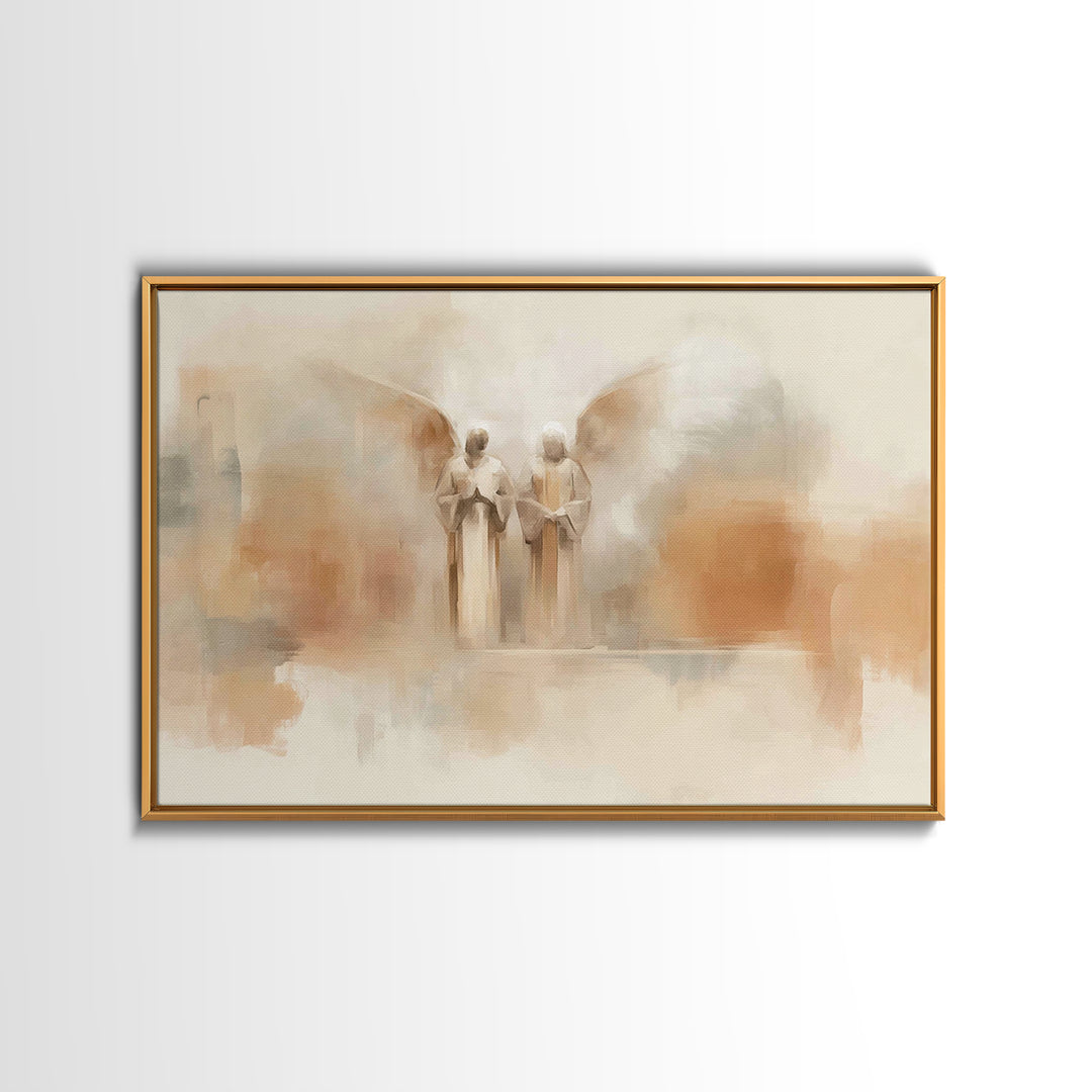 Graceful Encounter – Framed Canvas Print – Christian Art – Christian Art Canvas – Christian Wall Art – Christian Painting – Christian Gift