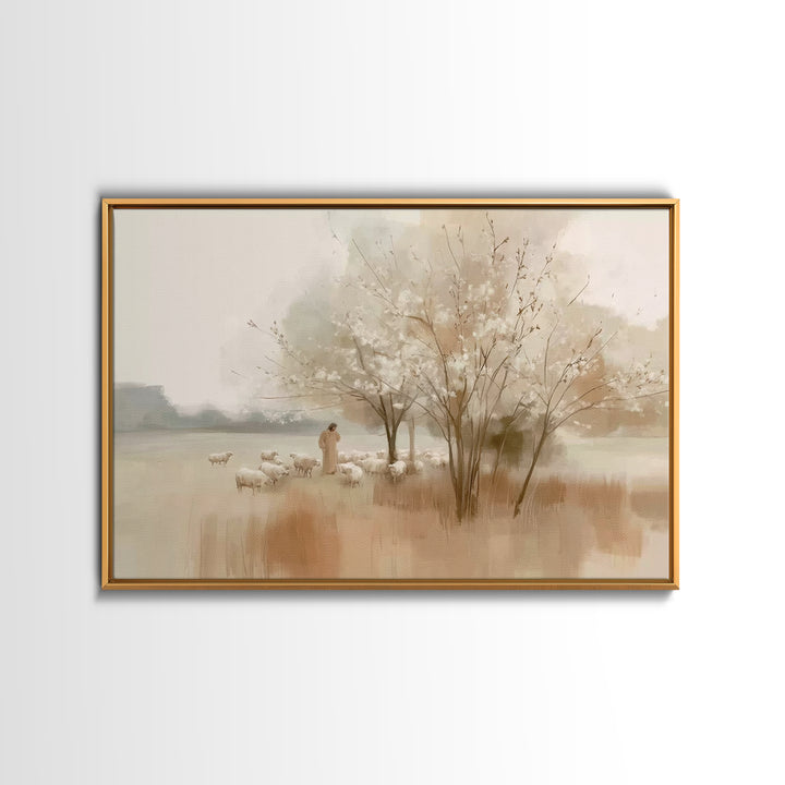 Angel Of Dawn – Framed Canvas Print – Christian Wall Art – Christian Art Canvas – Modern Christian Art – Christmas Art Prints – Christian G