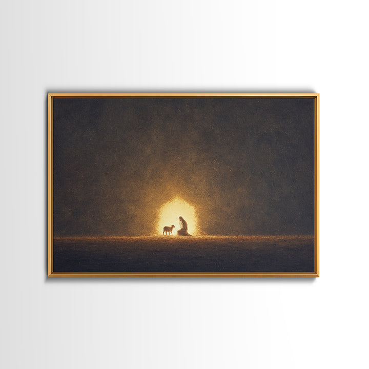 Bread Of Life – Framed Canvas Print – Christian Art Work – Christian Wall Art – Christian Decor – Christian Art Canvas – Christian Art Prin