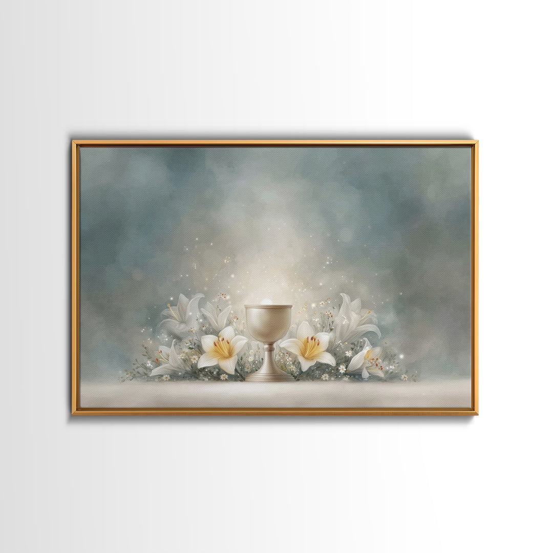 Crosswalk Journey - Framed Canvas Print - Christian Wall Art - Christian Painting - Christian Art Canvas - Jesus Painting - Christmas Wall