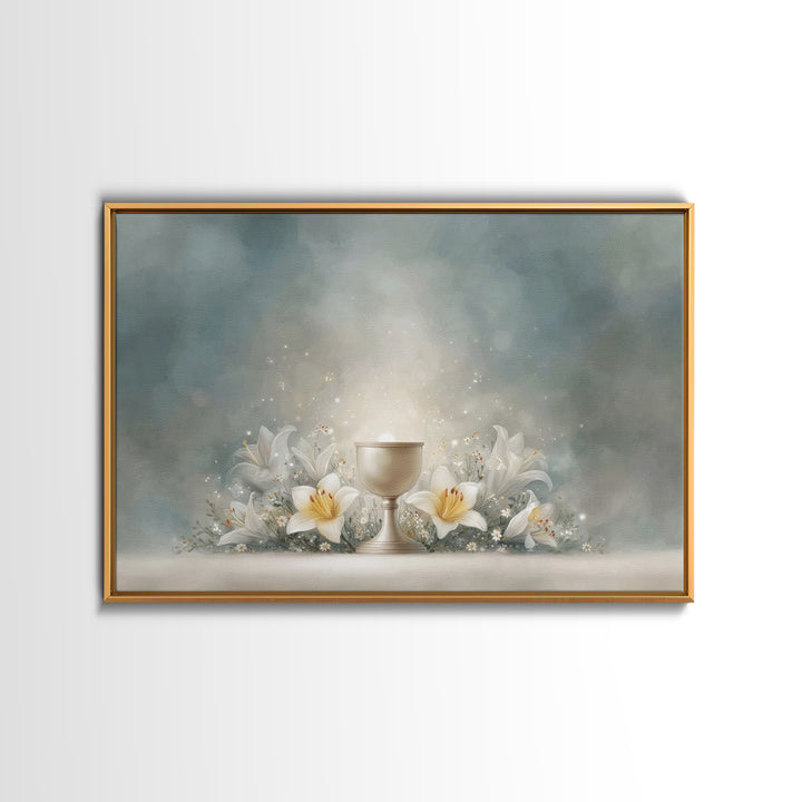 Crosswalk Journey - Framed Canvas Print - Christian Wall Art - Christian Painting - Christian Art Canvas - Jesus Painting - Christmas Wall