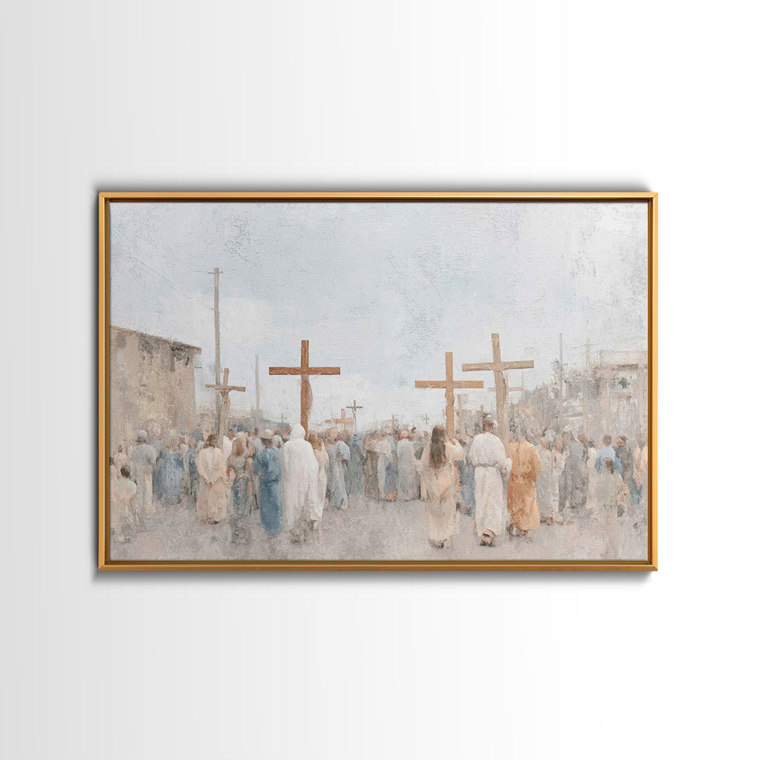 Heralds Of Glory – Framed Canvas Print – Christian Christmas Art – Christian Art Canvas – Christian Wall Art