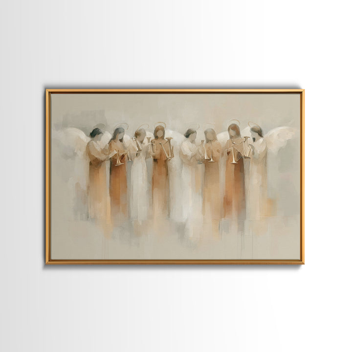 Divine Horizon – Framed Canvas Print – Christian Wall Art – Jesus Painting – Christian Art Canvas – Christian Decor – Christian Gift Ideas