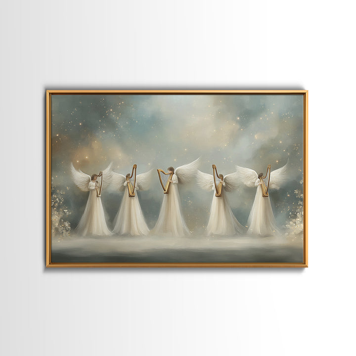 Storm Walk – Framed Canvas Print – Christian Wall Art – Jesus Painting – Christian Art Canvas – Moody Christian Art – Christian Gift Ideas