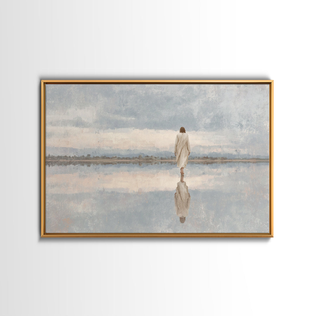 Humble Birth | Framed Canvas Print | Christian Christmas Art | Christmas Wall Art | Christian Art Canvas | Christmas Art Prints | Christian
