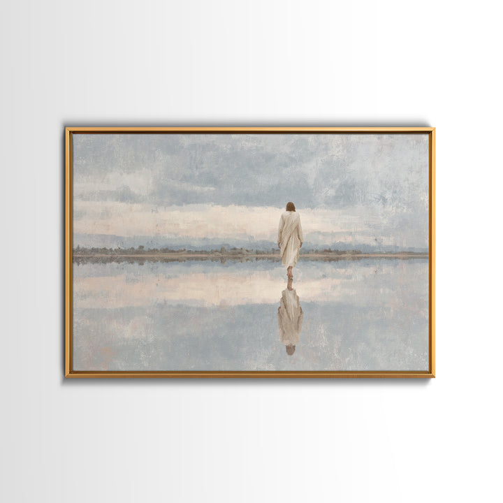 Humble Birth | Framed Canvas Print | Christian Christmas Art | Christmas Wall Art | Christian Art Canvas | Christmas Art Prints | Christian