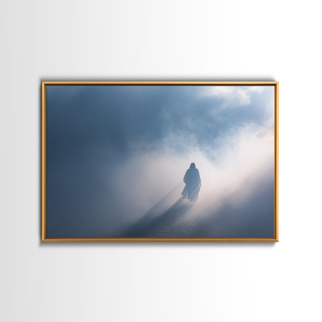 Lamb Of Peace – Framed Canvas Print – Christian Wall Art – Christian Art Canvas – Jesus Painting – Christmas Wall Art – Christian Decor