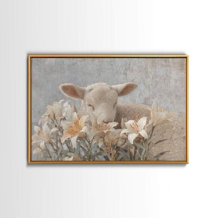 Winter Chapel Peace, Framed Canvas Print, Christian Wall Art, Christmas Wall Art, Christian Decor, Christian Art Canvas, Jesus Painting