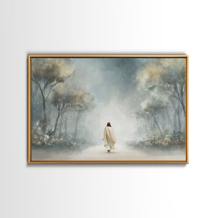 Garden Of Hope | Framed Canvas Print | Christian Wall Art | Jesus Art Print | Christian Art Canvas | Vintage Christian Art | Christian Gift