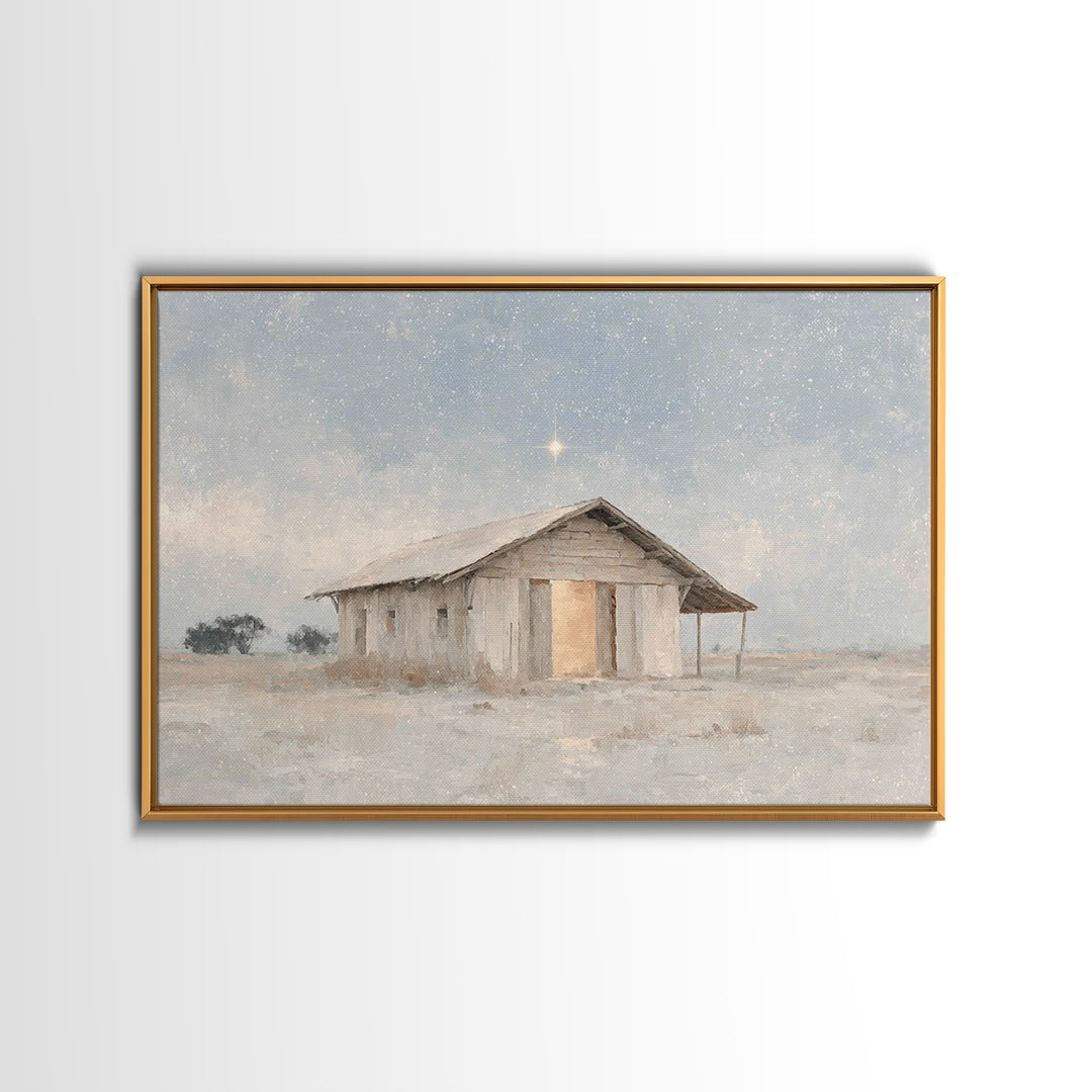 Shepherd Child Peace | Framed Canvas Print | Jesus Art | Christian Art Canvas | Christian Christmas Art | Christian Wall Art | Christmas De