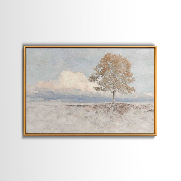Graceful Horizon | Framed Canvas Print | Christian Art Canvas | Christian Wall Art | Christian Art Print | Minimalist Christian Art