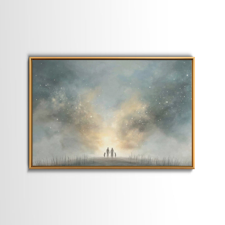Graceful Horizon | Framed Canvas Print | Christian Wall Art | Christian Art Canvas | Christian Painting | Christmas Art | Christian Decor