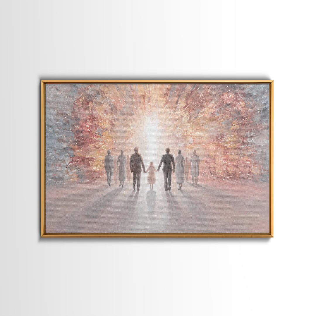 Path Of Glory | Framed Canvas Print | Christian Decor | Christian Wall Art | Christian Painting | Christian Art Canvas | Christmas Art