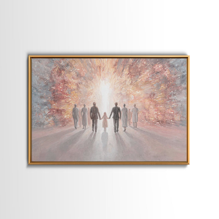 Path Of Glory | Framed Canvas Print | Christian Decor | Christian Wall Art | Christian Painting | Christian Art Canvas | Christmas Art