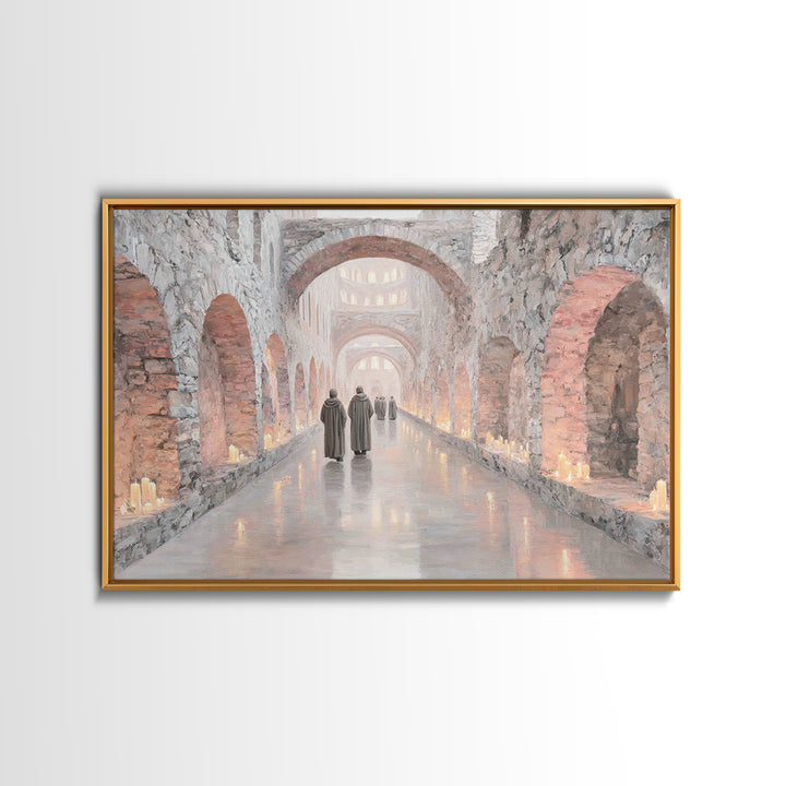 Journey Of The Faithful | Framed Canvas Print | Christian Art Canvas | Christian Wall Art | Christian Decor | Christian Painting | Christma