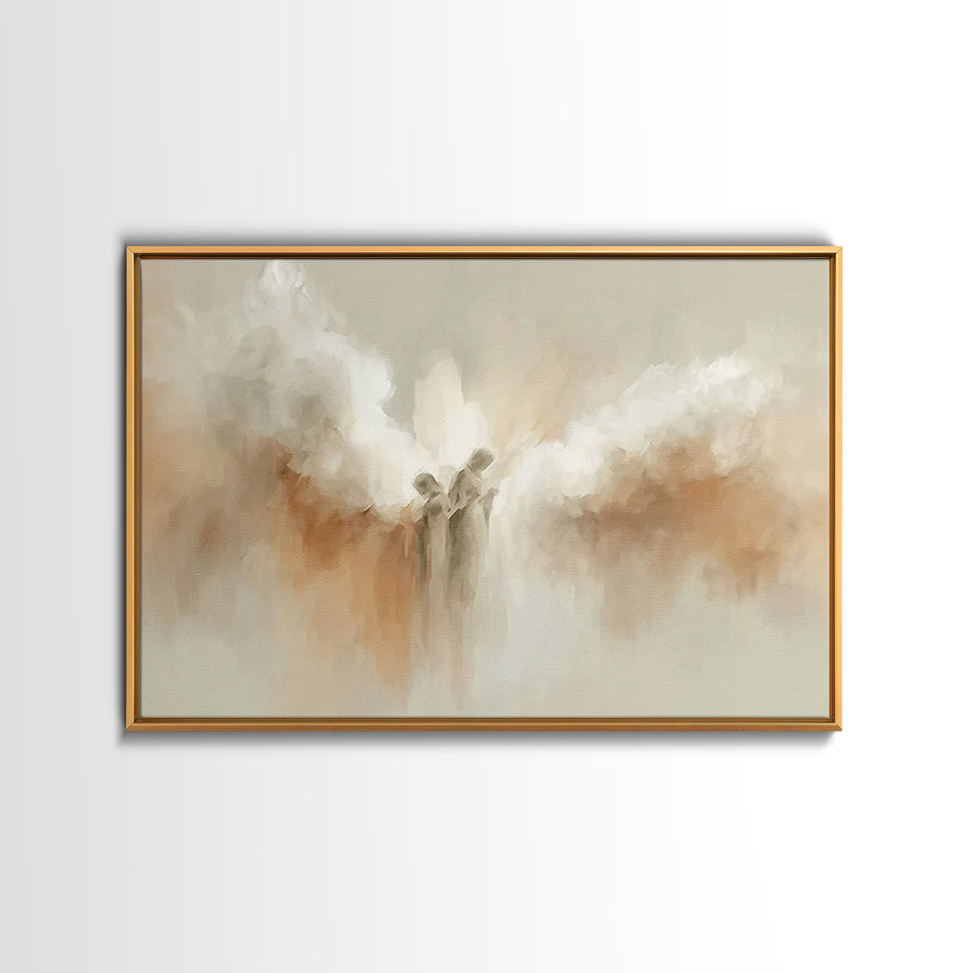 Ascension Radiance – Framed Canvas Print – Christian Wall Art – Christian Art – Christian Art Canvas – Christian Decor – Christian Christma