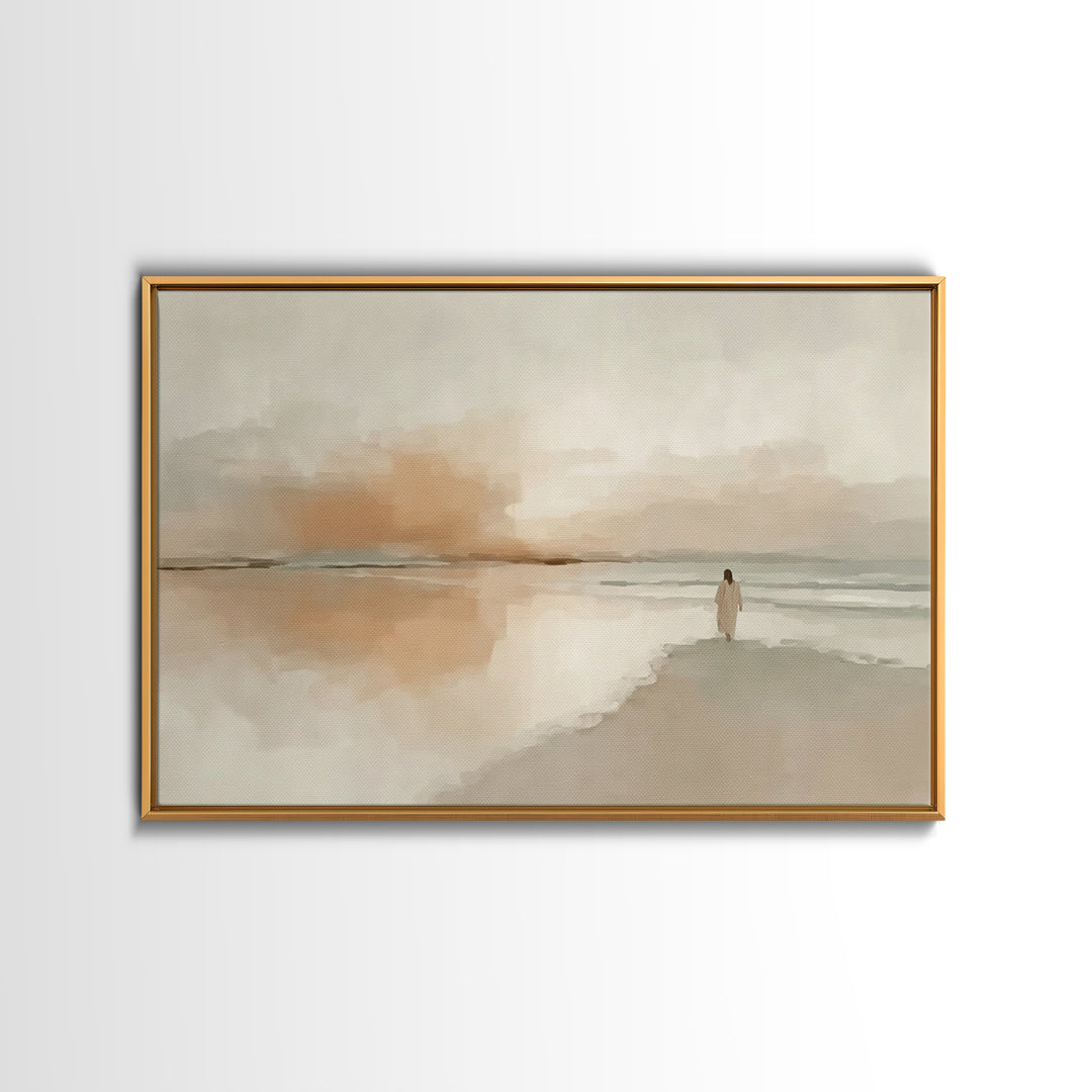Light Of Mercy – Framed Canvas Print – Christian Art Canvas – Christian Christmas Art – Jesus Painting – Christian Wall Art – Christian Gif