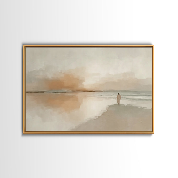 Light Of Mercy – Framed Canvas Print – Christian Art Canvas – Christian Christmas Art – Jesus Painting – Christian Wall Art – Christian Gif