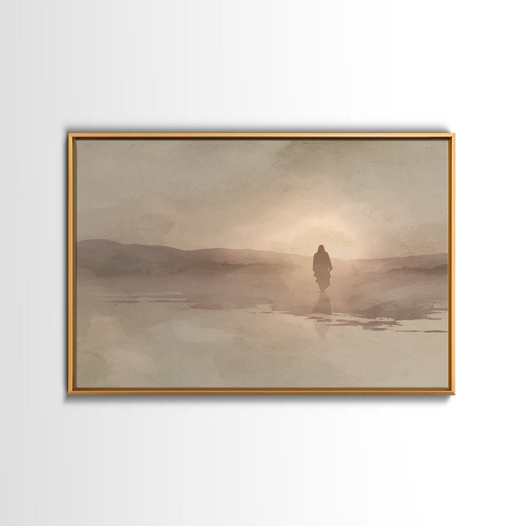 Spirit Of Peace – Framed Canvas Print – Christian Wall Art – Christian Art Canvas – Jesus Painting – Christian Christmas Art – Christian De