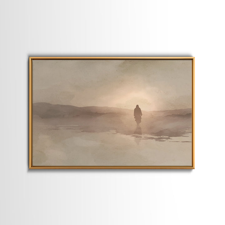 Spirit Of Peace – Framed Canvas Print – Christian Wall Art – Christian Art Canvas – Jesus Painting – Christian Christmas Art – Christian De