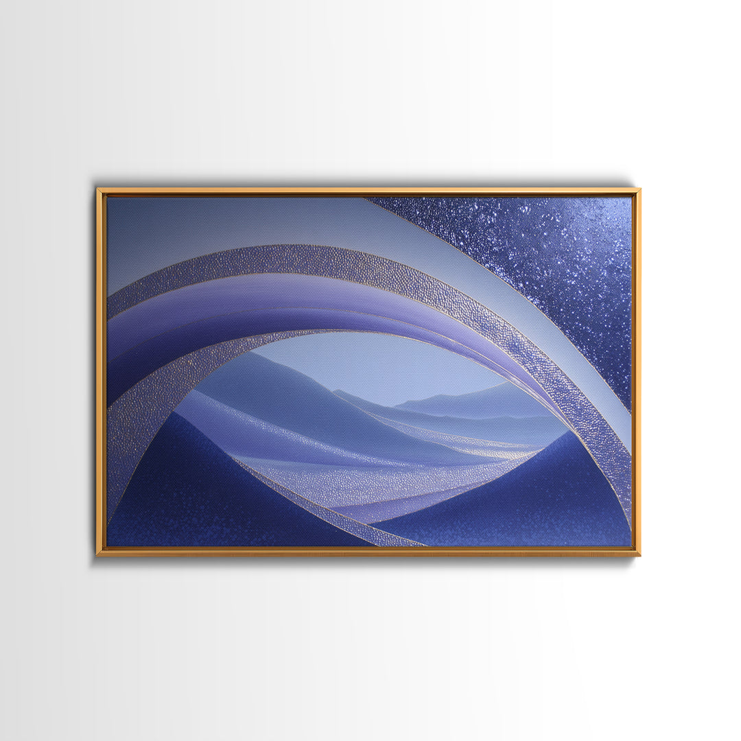 Eclipse Scene with Radiant Corona Canvas Print, Celestial Art, Witchy Decor, Living Room Decor, Celestial, Celestial Decor, CEL-3x2-38