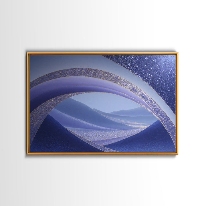 Eclipse Scene with Radiant Corona Canvas Print, Celestial Art, Witchy Decor, Living Room Decor, Celestial, Celestial Decor, CEL-3x2-38