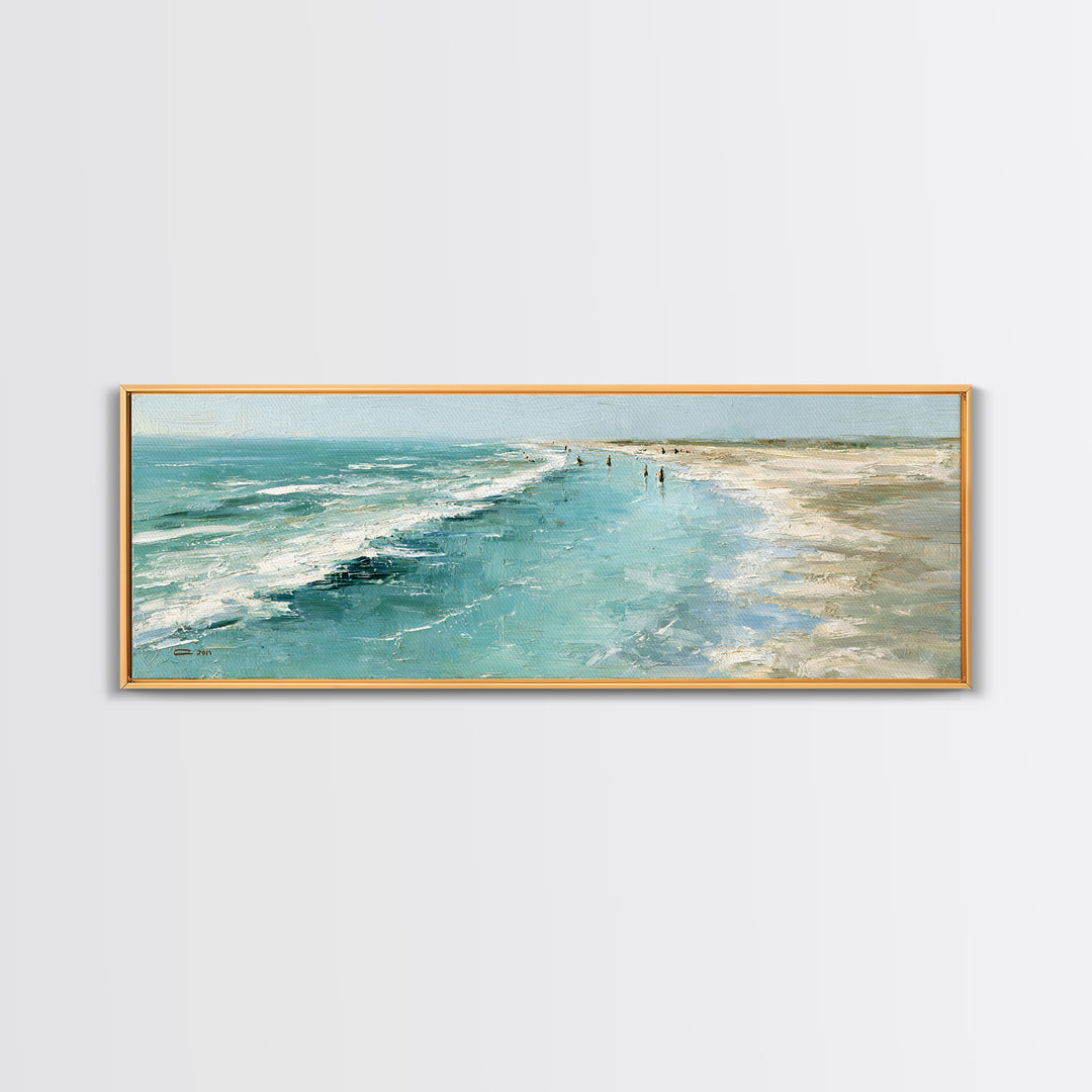 Aerial Sandbar with Turquoise Water Framed Canvas Print, Coastal Art, Coastal Prints, Coastal Decor, Fine Art, Coastal, COA-3x1-69