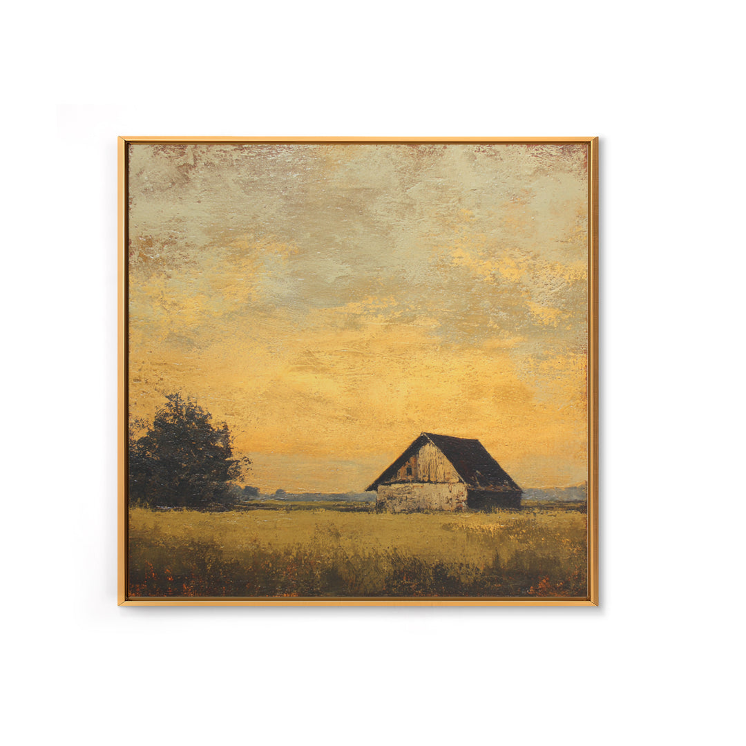 Rustic Barn Silhouette Canvas Print, Country Art, Wall Art, Farmhouse Decor, Fine Art, Country, Digital Print, Printable Art, COU-1x1-99