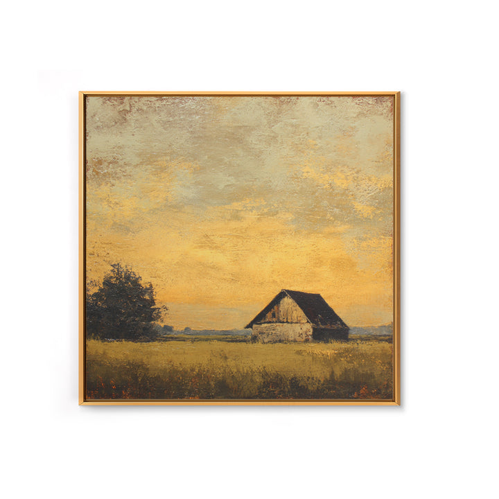 Rustic Barn Silhouette Canvas Print, Country Art, Wall Art, Farmhouse Decor, Fine Art, Country, Digital Print, Printable Art, COU-1x1-99